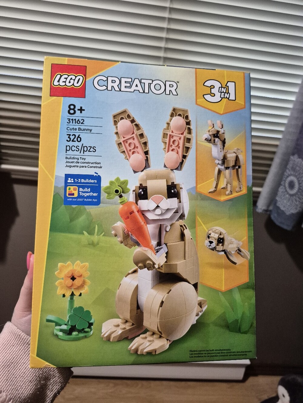 LEGO Creator 3 in 1 Cute Bunny
